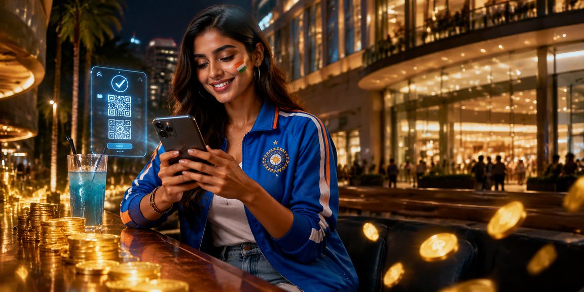 Excited cricket fans watching IPL match in India