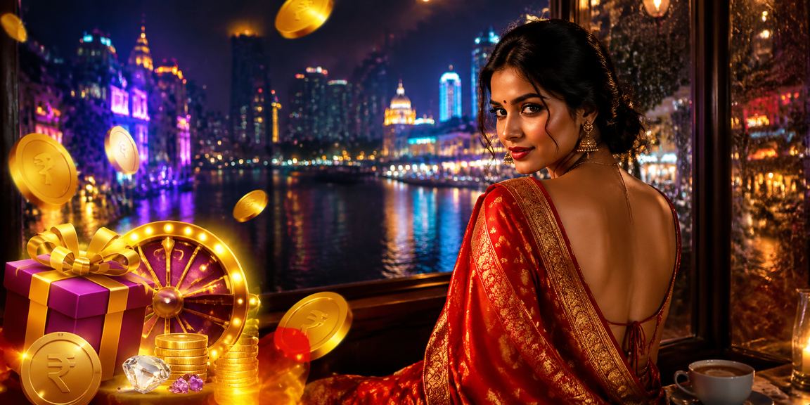 A woman logging into mobile casino app in Mumbai
